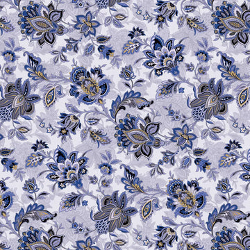 The Drawing Room Light Blue Footstool 108" Wide Quilt Backing Fabric