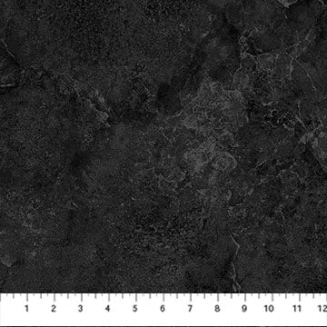 Stonehenge Black Quartz Flannel 108" Wide 3 Yard Quilt Fabric Back Pack - wide quilt backing fabric for longarm quilting