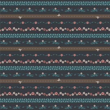 2.5 Edition Midnight Ditzy Chain Bound Binding Fabric Product Photo