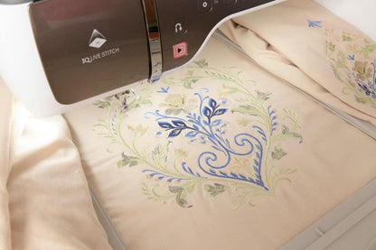 baby Lock Radiance 1858 built-in embroidery designs & 1610 Built-in stitches