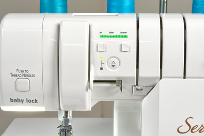 Baby Lock Serenity Serger with 60 days Free Online Classes