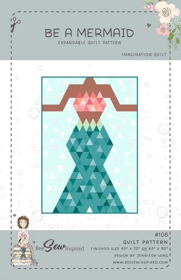 Be A Mermaid Quilt Pattern - image 1 - quilting pattern with step-by-step instructions