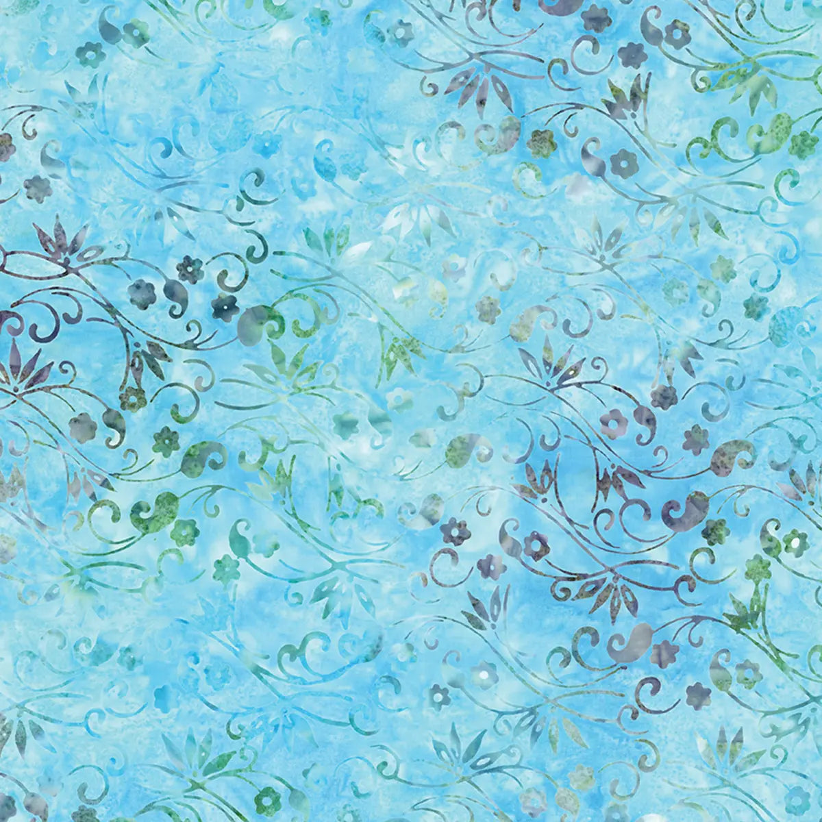 Batiks Chalk & Charcoal Aegean Fabric Yardage