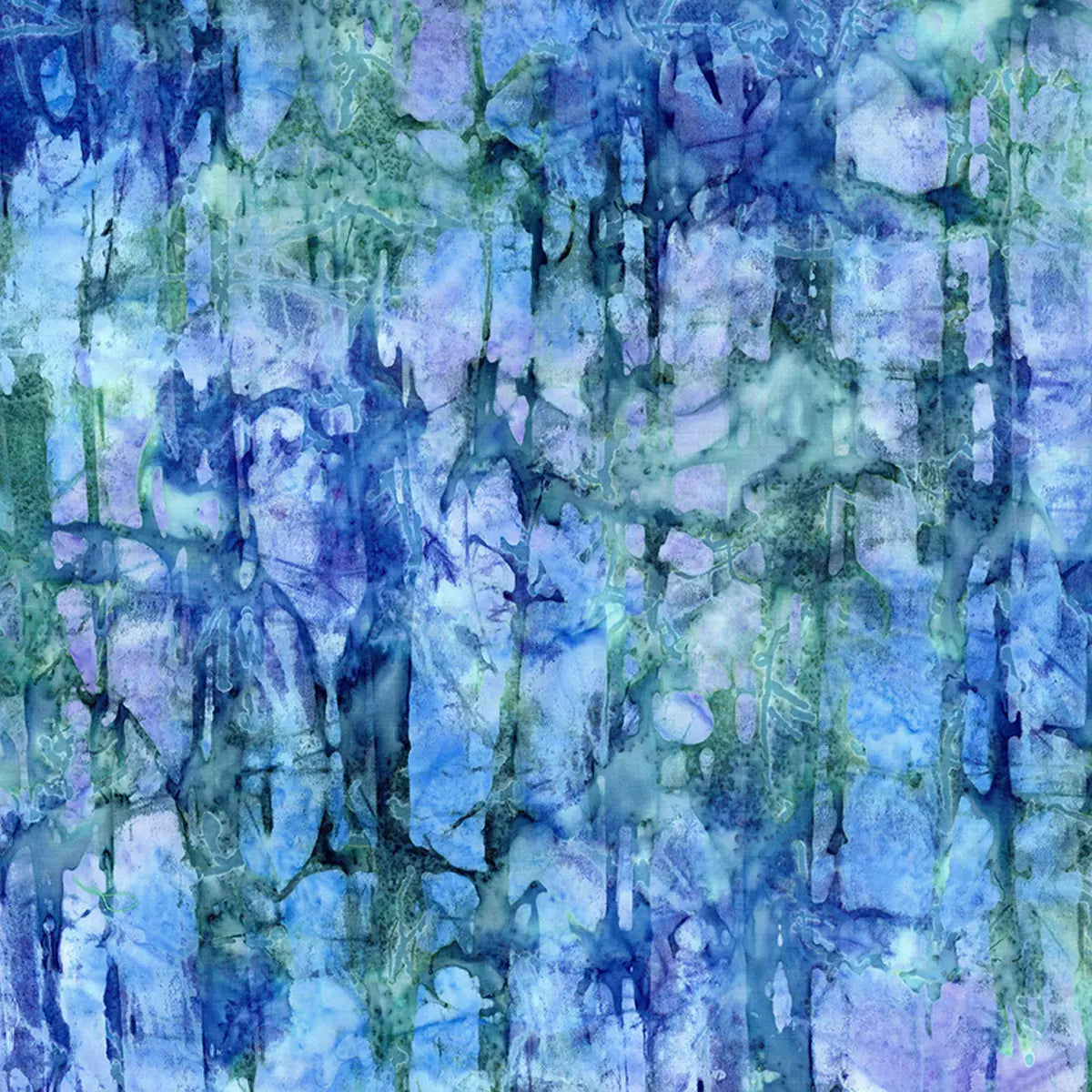 Batiks Express Yourself! Abstract Peacock Fabric Yardage