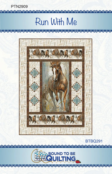 Run With Me Quilt Pattern - image 1 - quilting pattern with step-by-step instructions