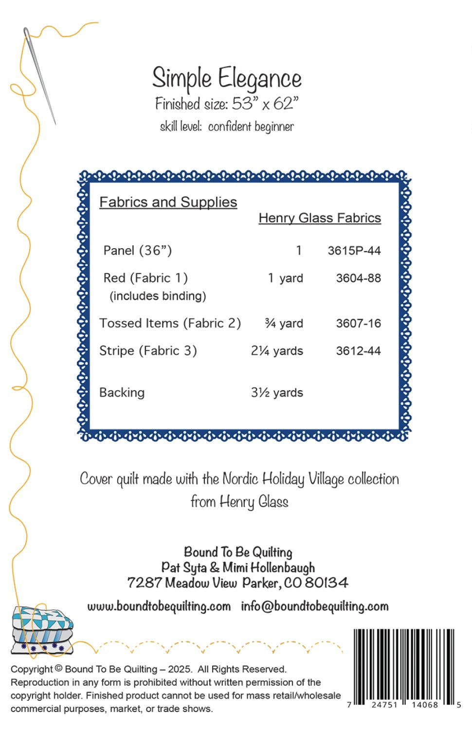 Simple Elegance Quilt Pattern - image 2 - quilting pattern with step-by-step instructions