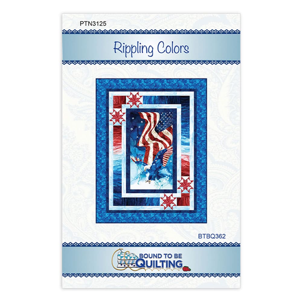 Rippling Pattern Rippling Colors Pattern โ Quilted Joy
