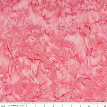 Batiks Hand Dyes Salmon Fabric Yardage