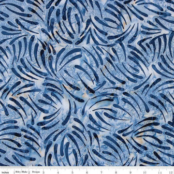 Expressions Batiks Tjaps Mountain High Storm Fabric Yardage