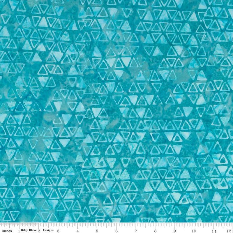 Expressions Batiks Elementals Cool Water Fabric Yardage