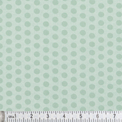 Linen Dot Seafoam 108" Wide Quilt Backing Fabric