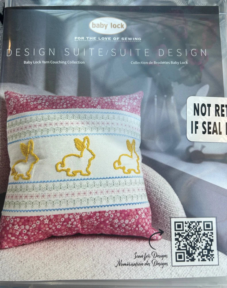 Baby Lock Design Suite Yarn Couching Embroidery Collection