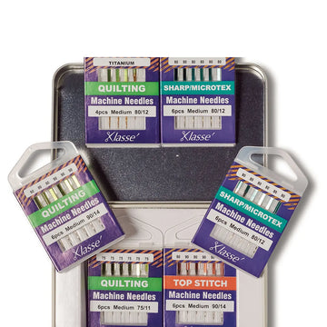 Klasse 6PC Quilting Needle Variety Tin