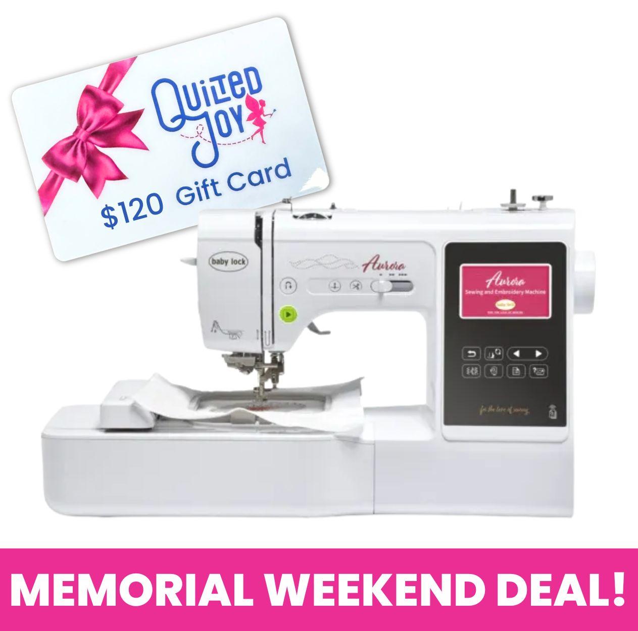 Baby Lock Aurora Sewing & Embroidery Machine GC