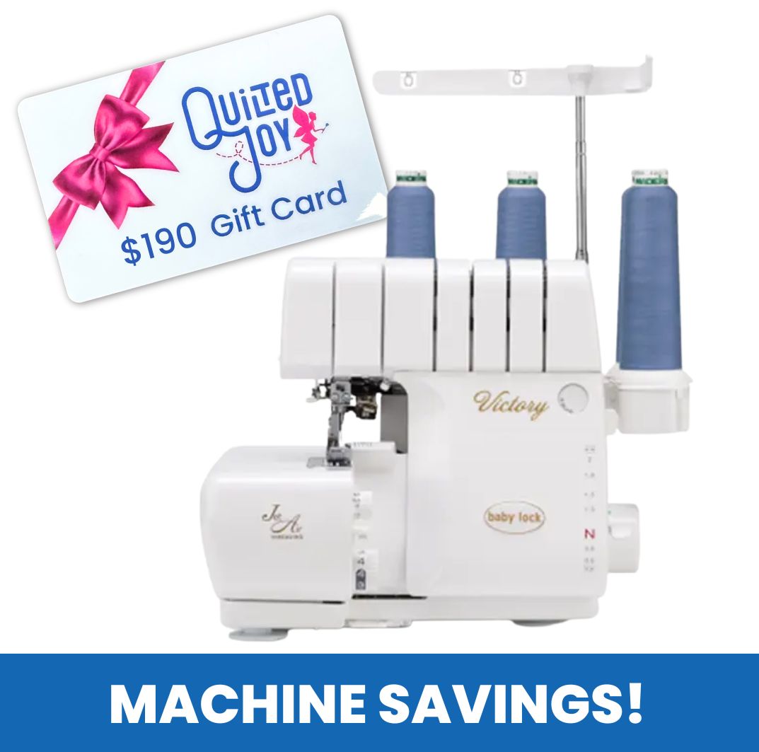 Baby Lock Victory Serger Machine with Jet-Air Threading