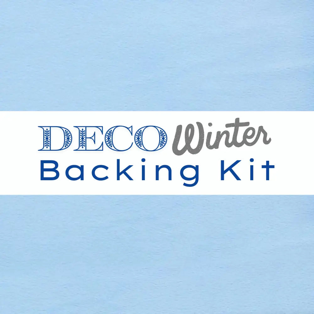 Deco Winter Backing Kit 90" Extra Wide Baby Blue Cuddle Product Photo