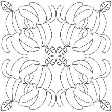 Sock Monkey Bananas Block 3 Digital File