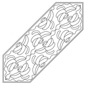 Sock Monkey Bananas Table Runner - Digital File