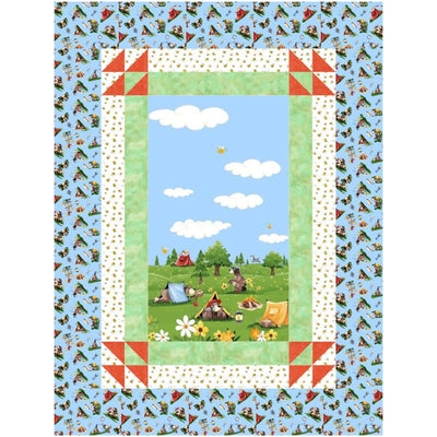 Barron Goes Camping Quilt Kit