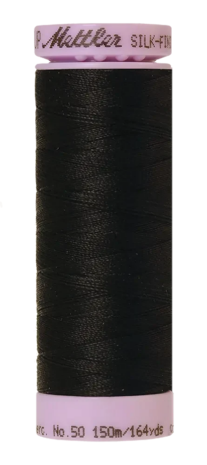 Mettler Cotton Silk Finish 50wt Black