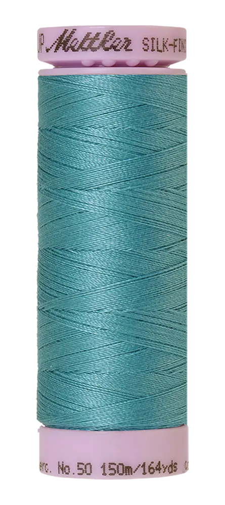 Mettler Cotton Silk Finish 50wt 150m Blue-green Opal