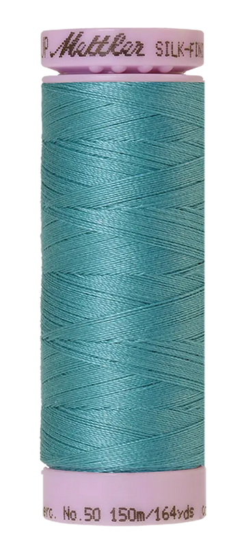 Mettler Cotton Silk Finish 50wt 150m Blue-green Opal