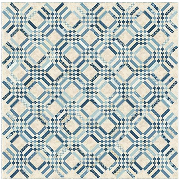 Blue Lattice Quilt Kit