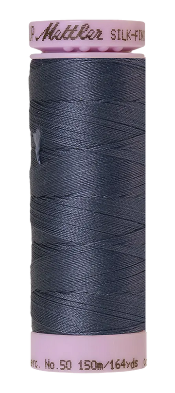 Mettler Cotton Silk Finish 50wt 150m Blue Shadow