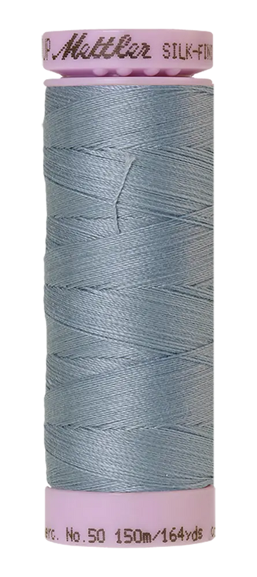 Mettler Cotton Silk Finish 50wt 150m Blue Speedwell