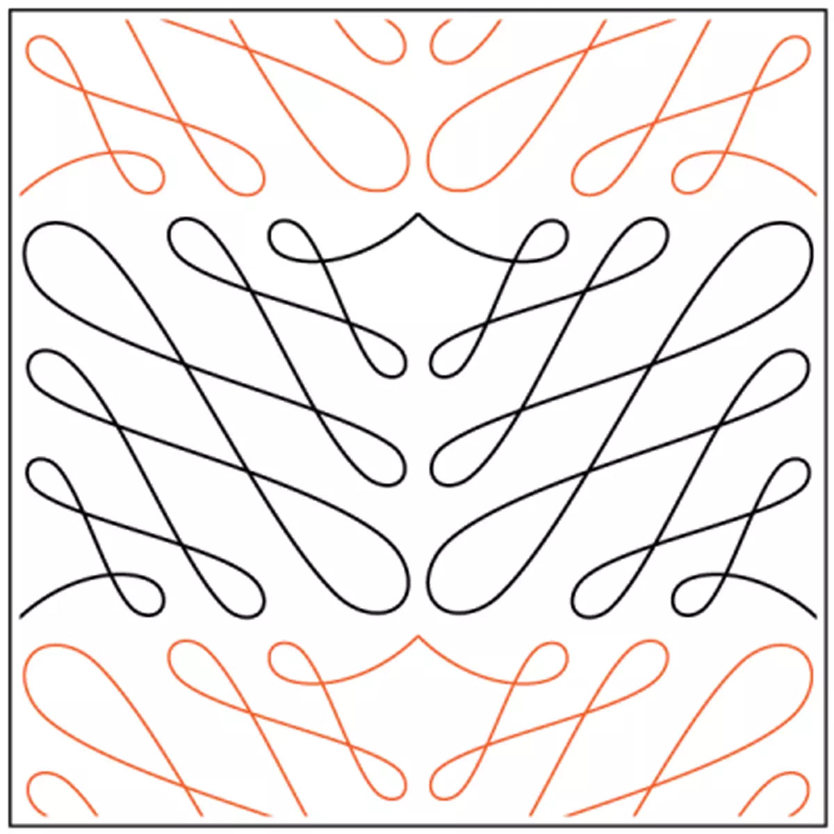 Paper Pantograph | Longarm Quilting Designs – Quilted Joy