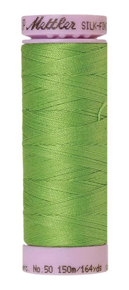 Mettler Cotton Silk Finish 50wt 150m Bright Mint