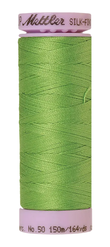 Mettler Cotton Silk Finish 50wt 150m Bright Mint