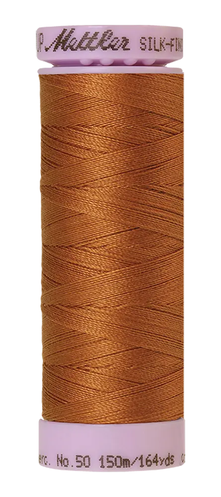 Mettler Cotton Silk Finish 50wt 150m Bronze
