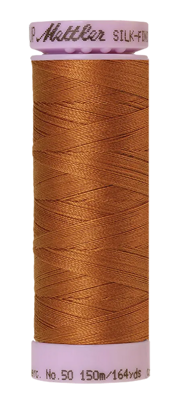Mettler Cotton Silk Finish 50wt 150m Bronze