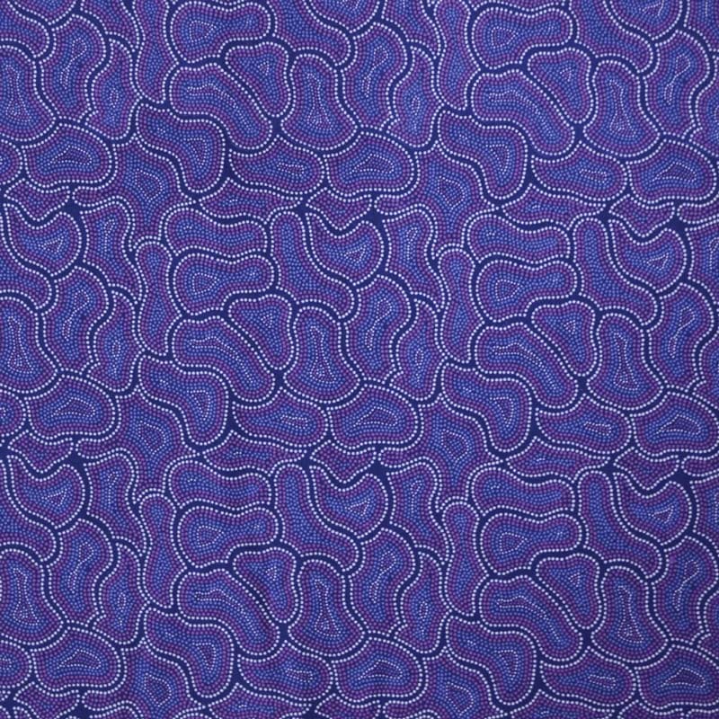 Bush Seeds Purple Fabric Yardage