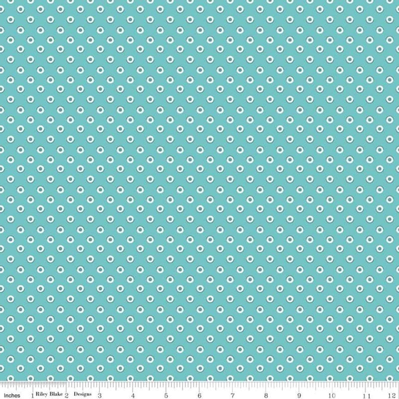 Flea Market Polka Cottage Fabric Yardage