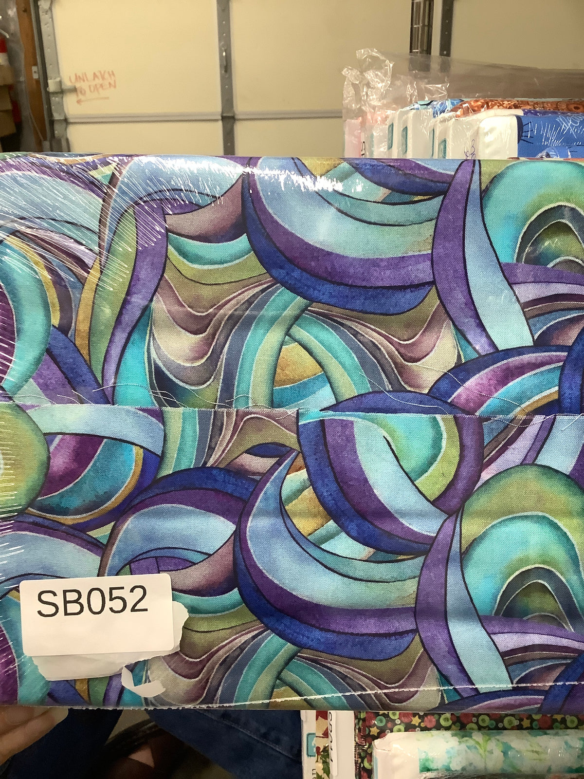 Seashell Soiree Swirls Multi quilting fabric short bolt 4 yards
