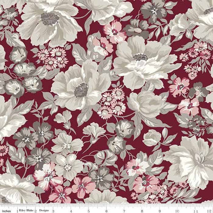 Heartfelt Main Ruby Fabric Yardage