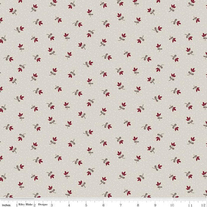 Heartfelt Ditsy Light Taupe Fabric Yardage