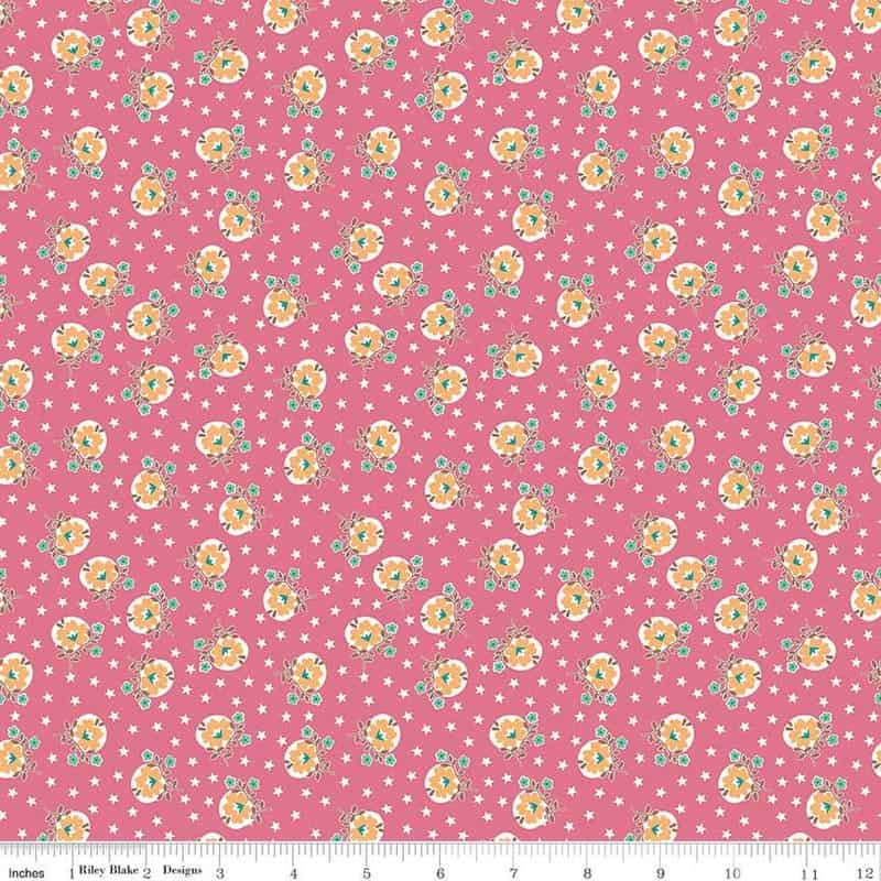 Home Town Lewis Tea Rose Fabric Yardage