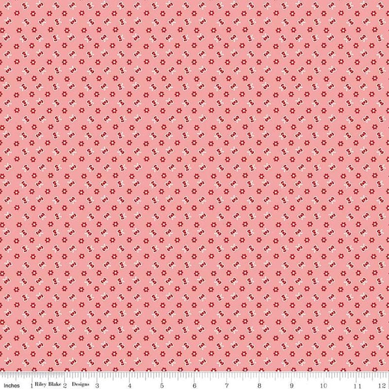 Home Town Hardman Heirloom Coral Fabric Yardage