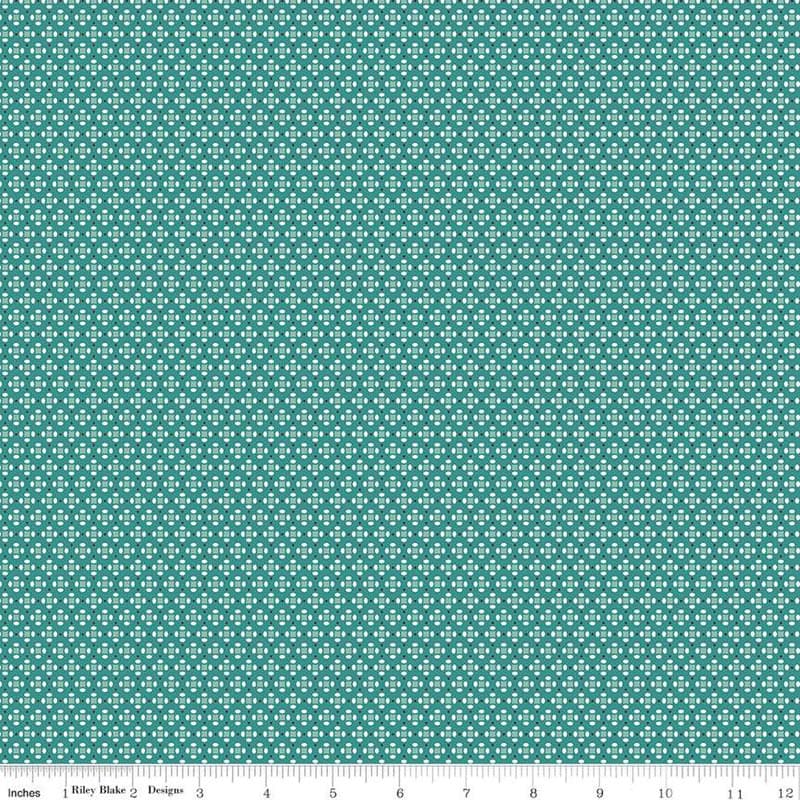 Home Town Dansie Teal Fabric Yardage