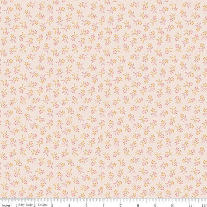 Autumn Perennial Latte Fabric Yardage