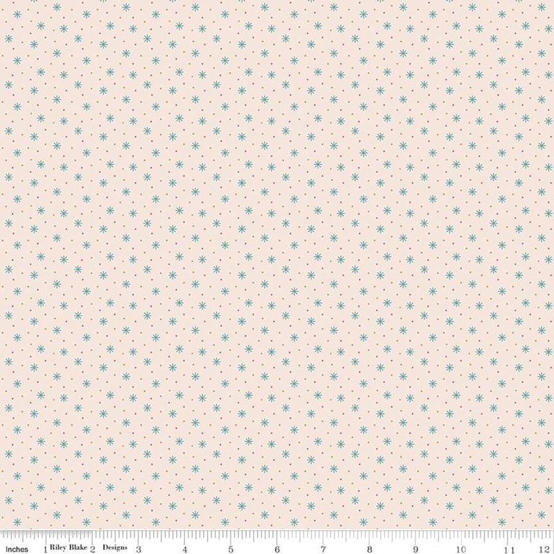 Home Town Holiday Sparkle Latte Fabric Yardage