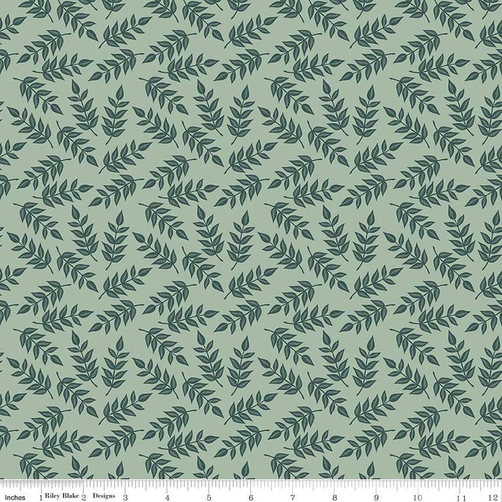 Garden Dreams Leaves Sage Fabric Yardage