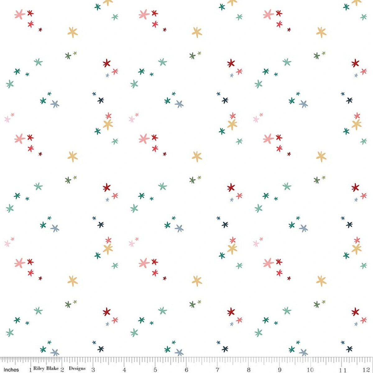 Nutcracker Tradition Snow Christmas Magic Fabric Yardage - quilt fabric for sewing and quilting projects