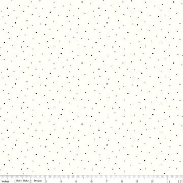 Dapple Dot Black Dots on White