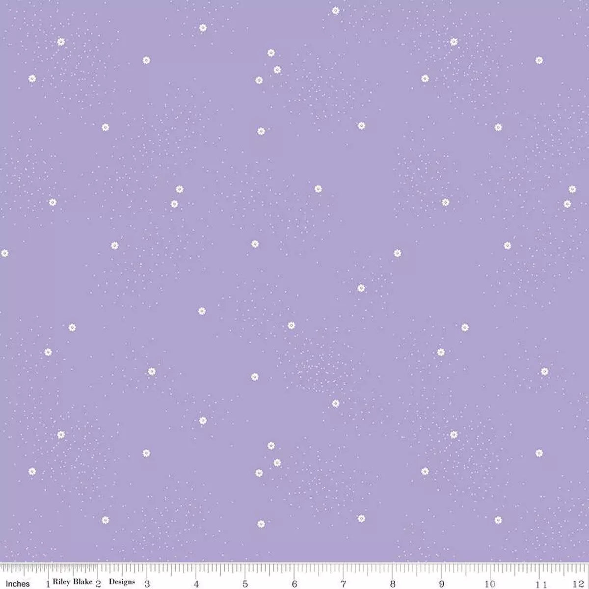 Dainty Daisy Lilac Fabric Yardage