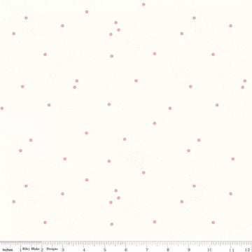 Dainty Daisy Peony on Cloud Fabric Yardage