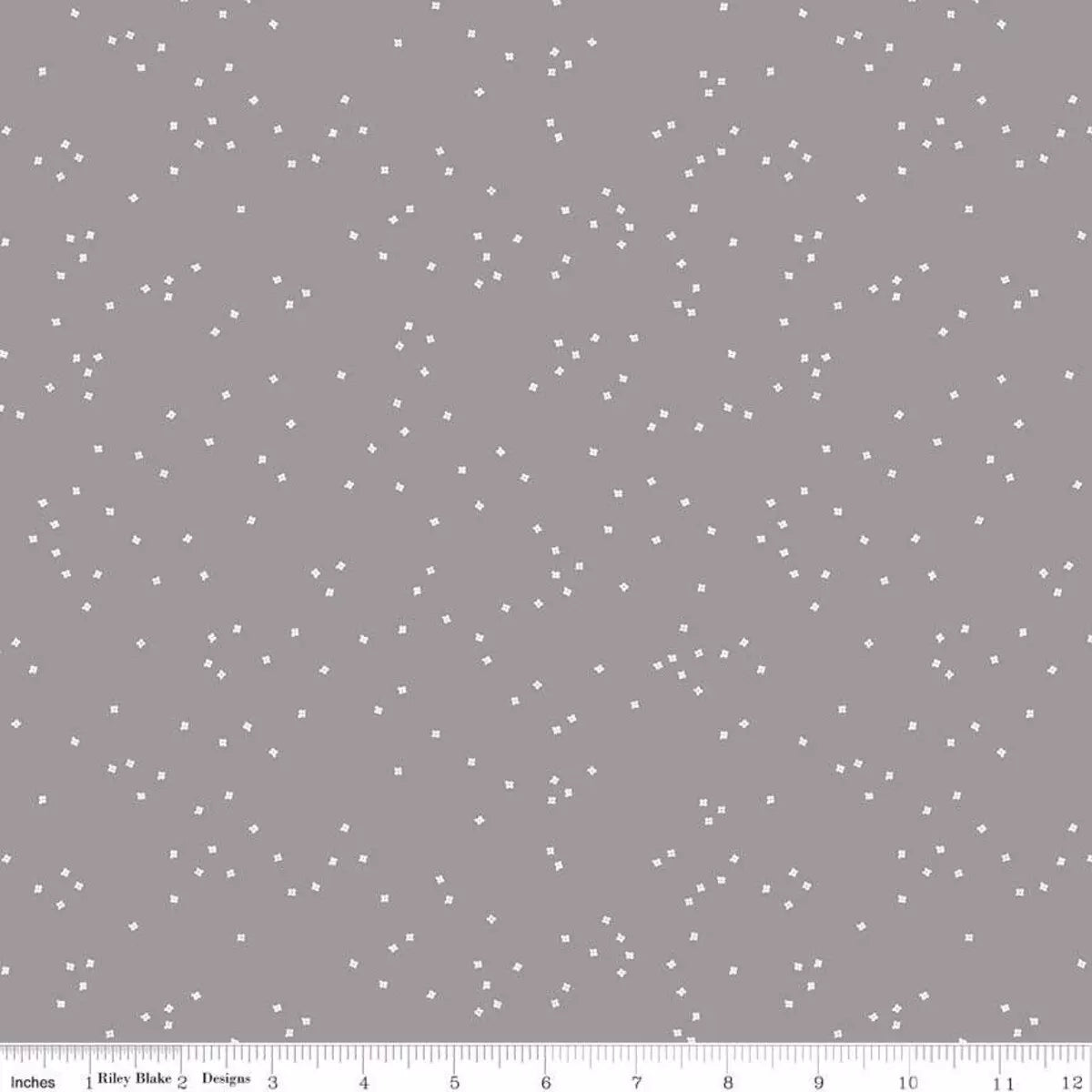 Blossom Gray Fabric Yardage